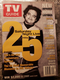 Saturday Night Live TV Guide 25th anniversary 