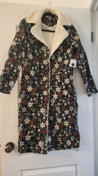 NEW Altar'd State Women's Floral Taspestry Women's Coat XS