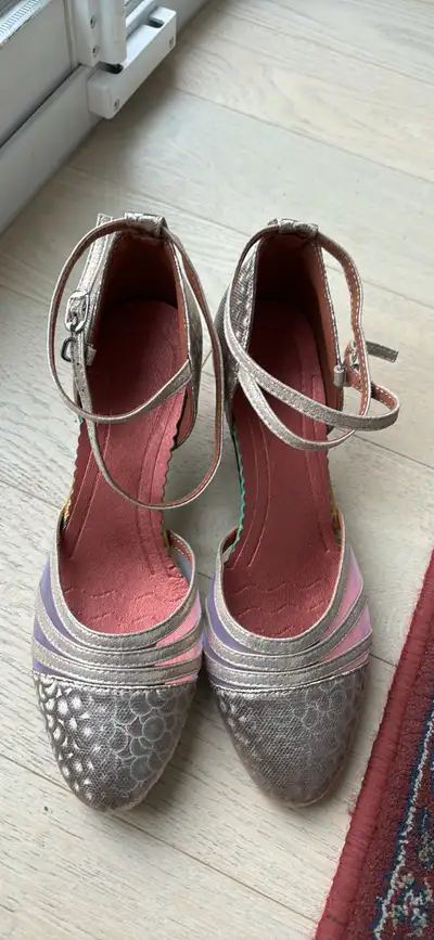 Champagne colour Dance Shoes - size 9-9.5, View more