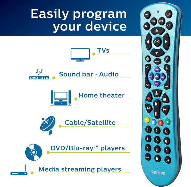 PHILIPS Universal Remote Control - Different Options in Video & TV Accessories in Burnaby/New Westminster - Image 4
