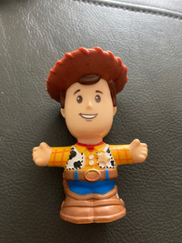 Woody Little People Toy Story Fisher Price Mattel  Pixar 3" Tall