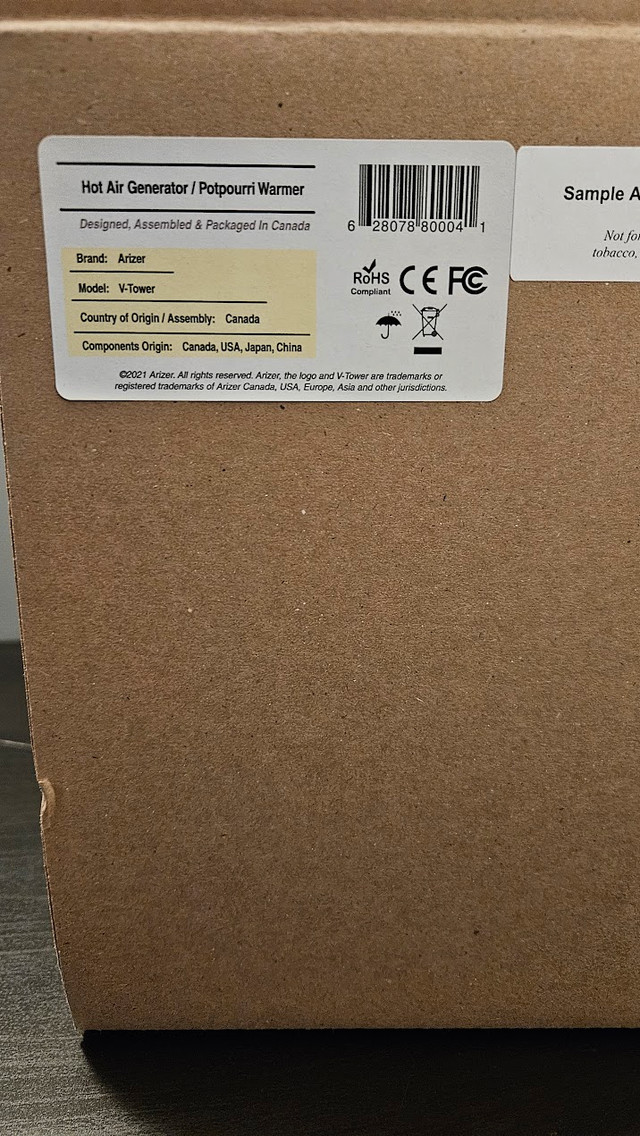 Arizer V-Tower BNIB in General Electronics in Oshawa / Durham Region - Image 2