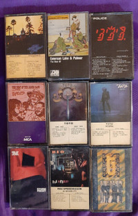 Rock Cassettes- $5 Each