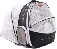 Small Pet Backpack Expandable Carrier for Pets upto 12 lbs.