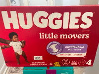 Unopened brand new Huggies diapers size 4 120 units