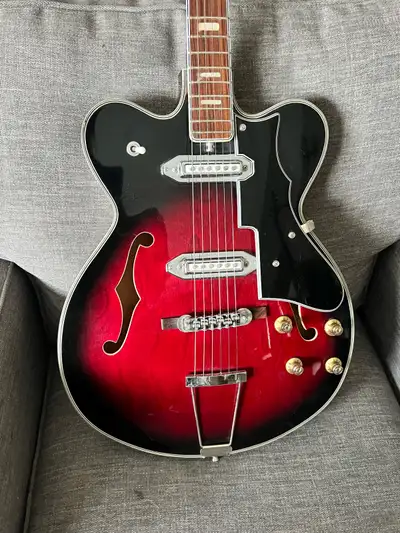 Antoria Ibanez Twin Caster 1960s Electric Guitar - Japan w/Case, View more