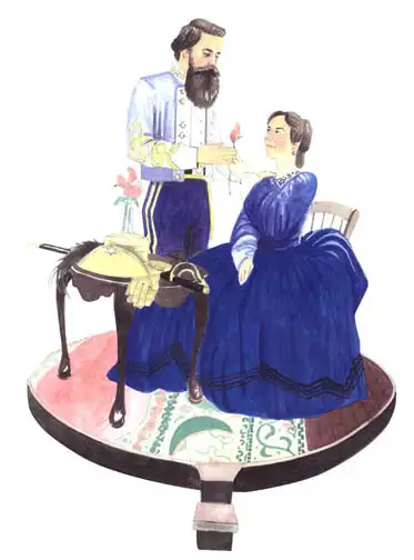 Wm Britain Set 17489 - Christmas Stocking Holder, from the 'American Civil War' series issued in 200...