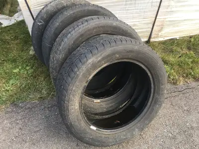 Used tires for sale: GoodYear Assurance 205/55/16 tires Set of 4, 2 are roughly 60% and the other 2...