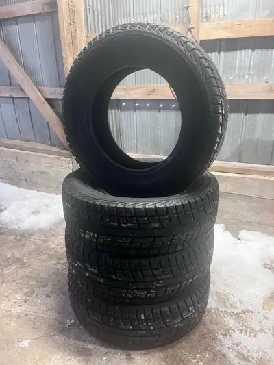 Clearing out barn. High quality Japanese winter tires. Lots of tread left. Roughly measured 9/32nds...