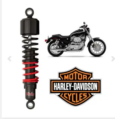 Burly brand Black Stiletto Shock for harley davidson sportster (model: B28-1251) ONLY ONE Brand burl...