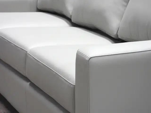 Rh 100% Genuine Leather Couch in Couches & Futons in City of Toronto - Image 4