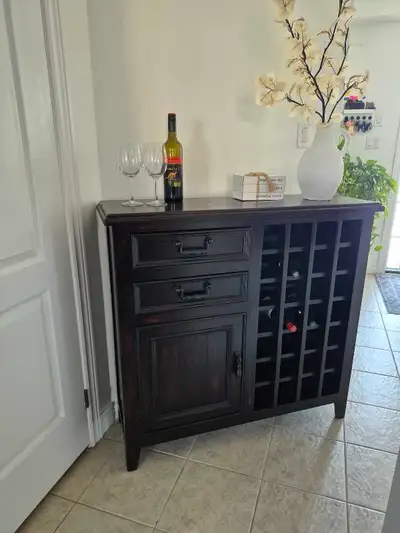 Rustic Wine Rack Console Table, View more