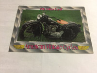 1993 PROMO CARD American Vintage Cycles #59 1941 Indian scout NM