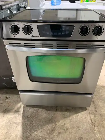 AMANA Flat glass stove sale!!!, View more
