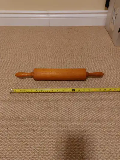 Vintage wooden rolling pin, View more