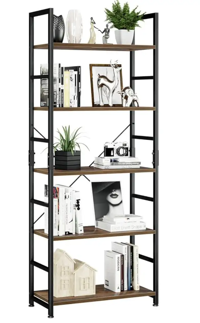 New in Box 5-Tier Tall Bookshelf, Vintage in Bookcases & Shelving Units in City of Toronto - Image 2