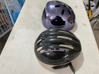 2 bike helmets  