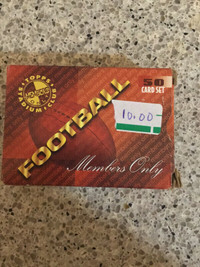 1995 stadium club members only 50 card football set