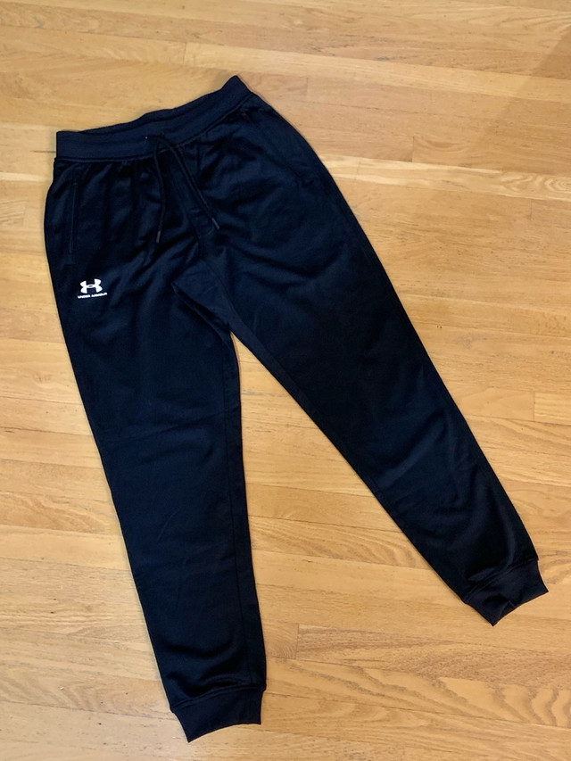 Brand New Mens Under Armour track pants, Black, Mens Medium in Men's in Strathcona County