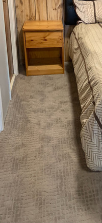 New indoor carpet 