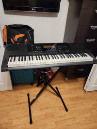 Keyboard, Bag and Foot Pedal 