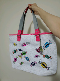 Tokidoki Handbag Shoulder Bag Tote Colorful White