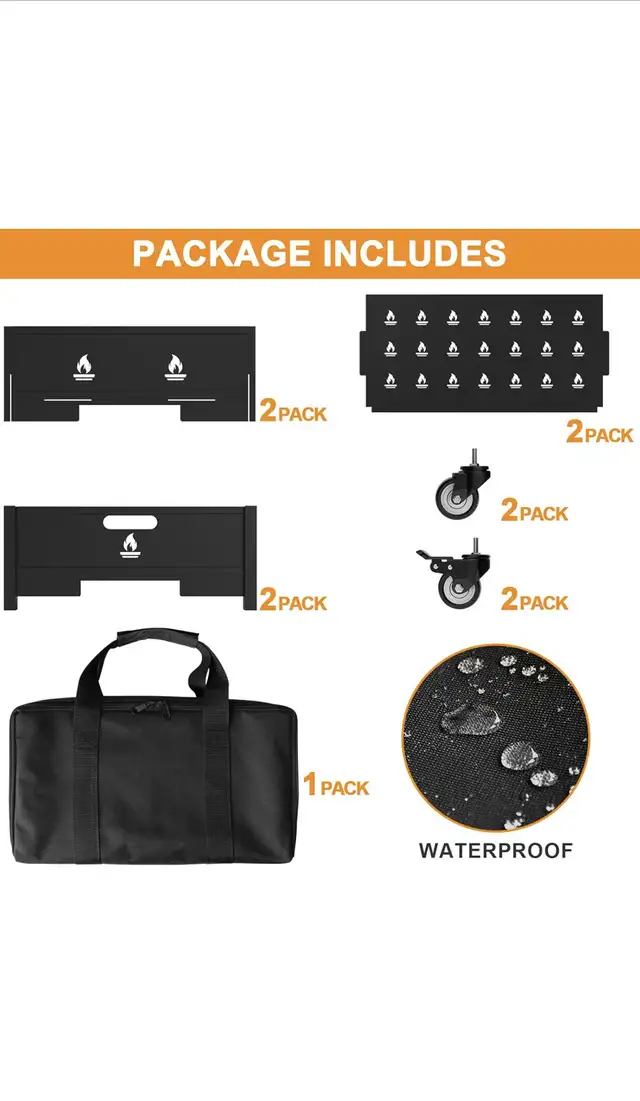 Yaheetech Fire Pit in BBQs & Outdoor Cooking in City of Toronto - Image 3