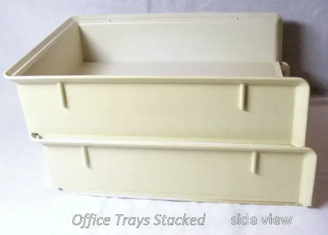 Office trays, open front, stackable, durable hard plastic in Other Business & Industrial in City of Toronto - Image 7