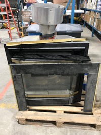 Fireplace insert gas or propane larger unit