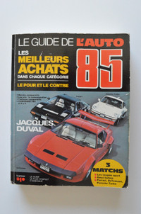 Guide de l'auto - Jacques Duval - 1985