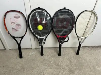Demandez si vous voulez plus de photos d’une paire. De gauche à droite: 1ere photo: Yonex Ezone team...