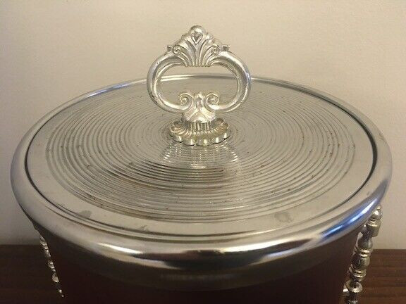 Vintage Classic Retro SOVEREIGN Of The Seas ICE BUCKET Leather in Arts & Collectibles in City of Toronto - Image 4