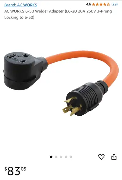 AC Works Welder Adapter, View more