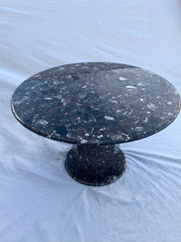 Vintage Rosso Levanto Terrazzo Marble Dining Table