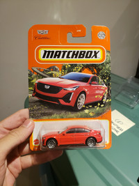 Matchbox 2021 Cadillac CT5-V Red Sedan