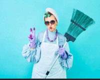 Cleaning lady looking for more clients not hiring 