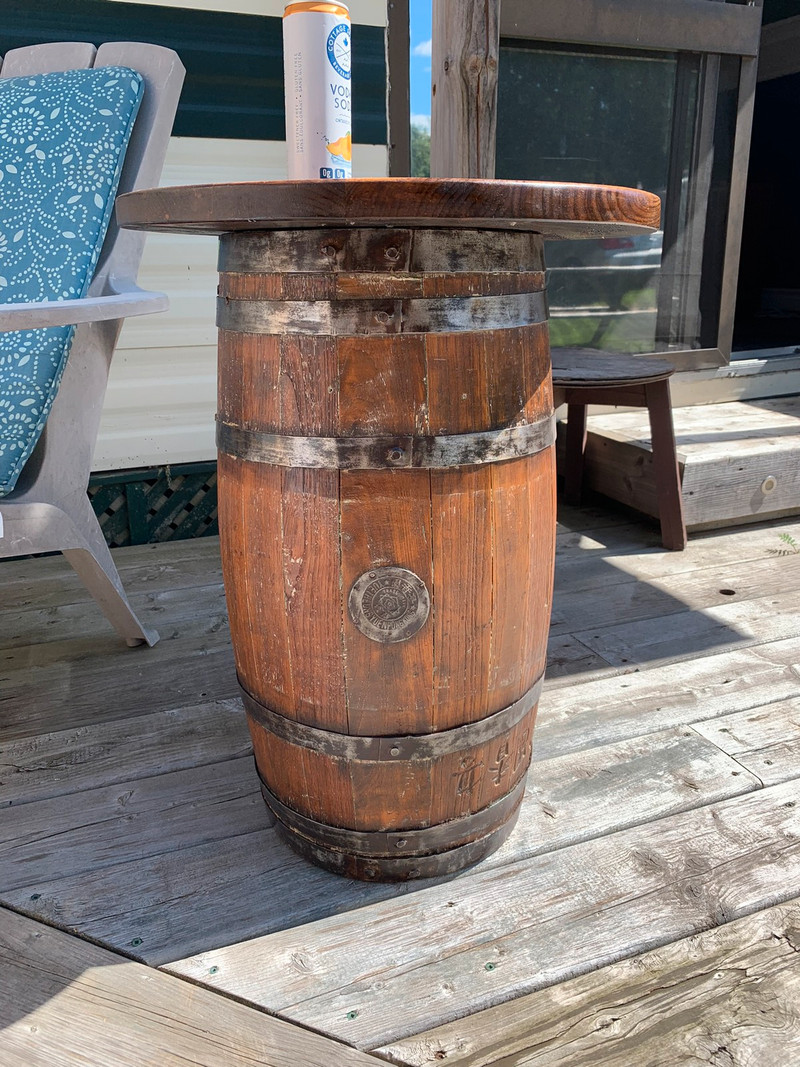 Antique wooden barrel. for sale  