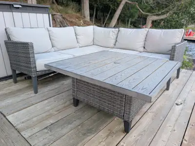 Outdoor Sectional Couch & Table set, View more