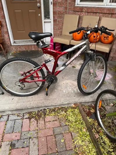 Tim Hortons Raleigh dual suspension mountain bike , View more