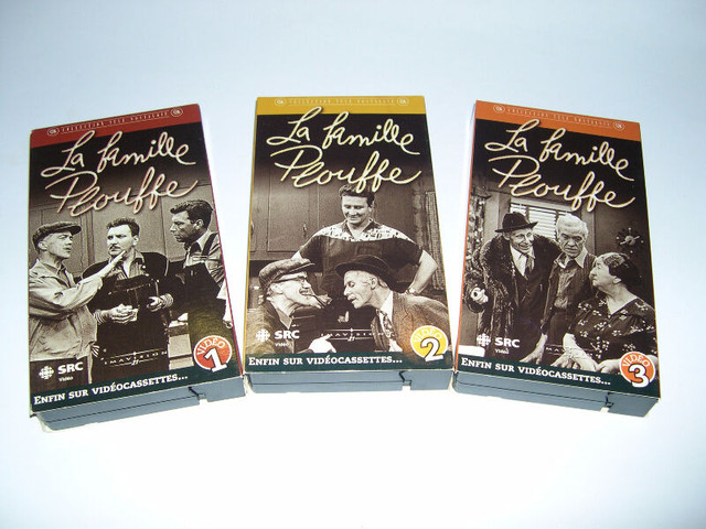 La Famille Plouffe - Coffret de 3 cassettes VHS dans CD, DVD et Blu-ray  à Ville de Montréal