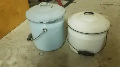 Bathroom Enamel Pails, View more