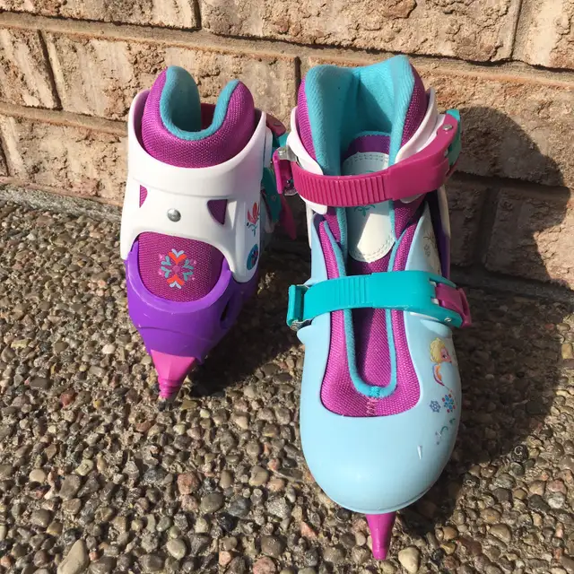 Adjusteble Disney    Skates.  Sizes  Y12 -2 in Skates & Blades in Mississauga / Peel Region - Image 3