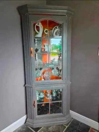 Corner Curio Cabinet, View more