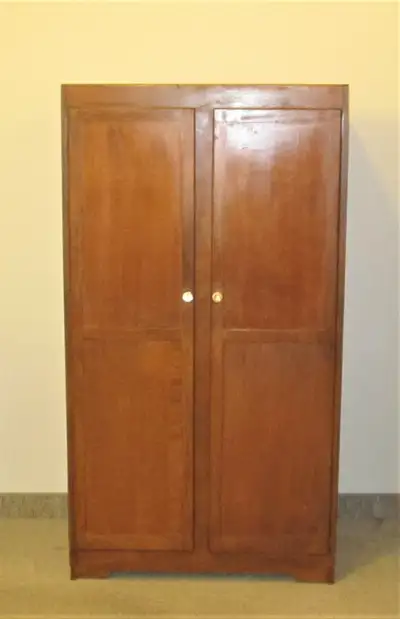 Custom Made Solid Cedar Wardrobe with Built-In Shoe Rack, View more