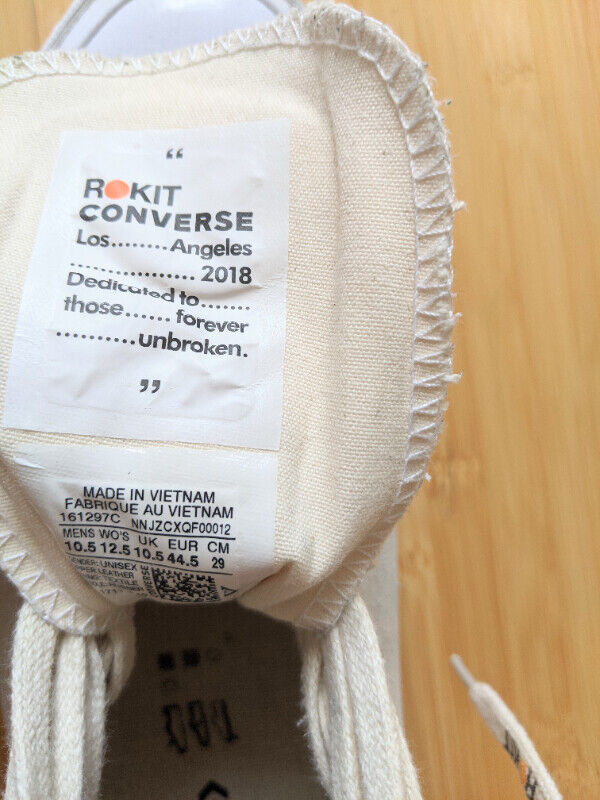 Converse X ROKIT Chuck Talyor Sz 10.5 in Men's Shoes in City of Toronto - Image 4
