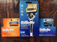 Gillette ProGlide Shield Handle and 11 Razor Blades Bundle