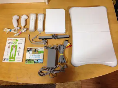 Nintendo Wii + Wii Fit (99.99$), View more