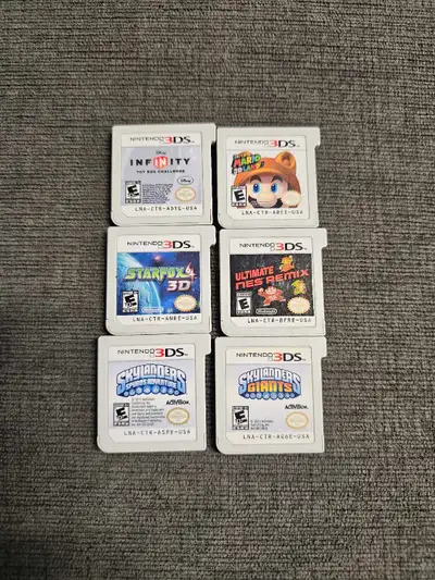 6 Nintendo 3ds games, View more