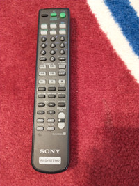 SONY RM-U306A UNIVERSAL FOR SONY AMPLIFIER REMOTE CONTROL 