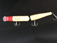GIANT Creek Chub (12in) Red and White Musky lure